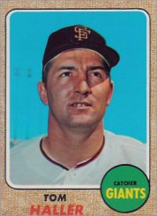 1968 Topps Baseball Cards      185     Tom Haller